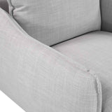 Linen Fabric Armchair 88cm Wide - Louie
