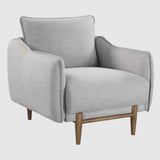 Linen Fabric Armchair 88cm Wide - Louie
