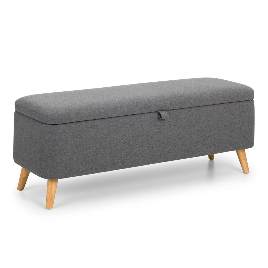 Linen Fabric Blanket Box With Storage - Astrid