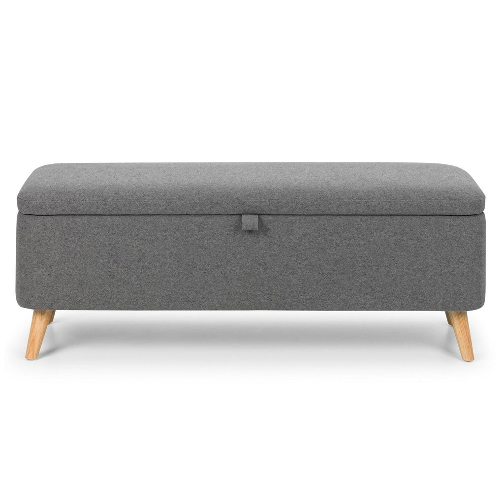 Linen Fabric Blanket Box With Storage - Astrid