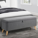 Linen Fabric Blanket Box With Storage - Astrid