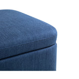 Linen Fabric Blanket Box With Storage - Astrid