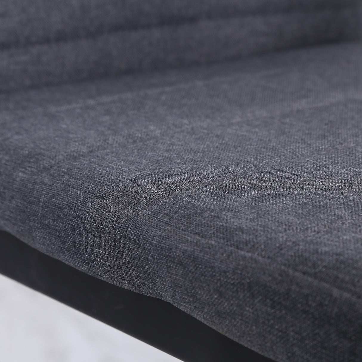 Linen Fabric Dining Chairs in Set Of 4 High Back - Velmora