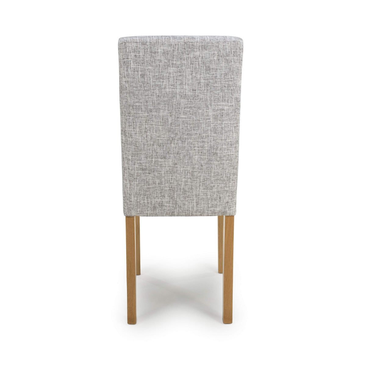 Linen Fabric Dining Chairs in Set Of 2 With Natural Rubberwood Legs - Finley