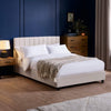 Linen Fabric Double Bed - Aylen