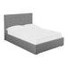 Linen Fabric Double Ottoman Storage Bed - Lucca