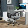 Linen Fabric Home And Office Chair 62cm Wide - Velmora