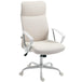Linen Fabric Home And Office Chair 63cm Wide High Back - Velmora