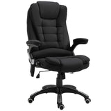 Linen Fabric Home And Office Chair 67cm Wide With Armrest - Velmora