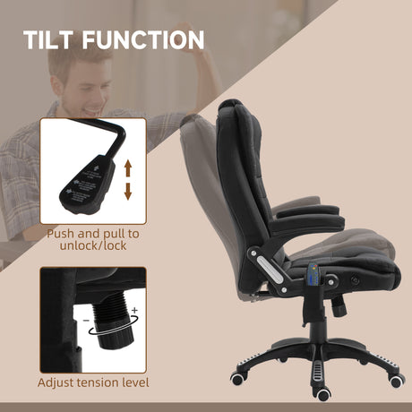 Linen Fabric Home And Office Chair 67cm Wide With Armrest - Velmora