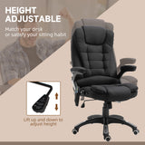 Linen Fabric Home And Office Chair 67cm Wide With Armrest - Velmora