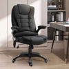 Linen Fabric Home And Office Chair 67cm Wide With Armrest - Velmora