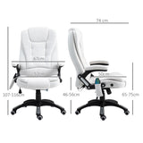 Linen Fabric Home And Office Chair 67cm Wide With Armrest - Velmora