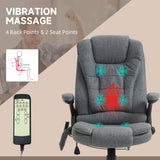 Linen Fabric Home And Office Chair 67cm Wide With Armrest - Velmora