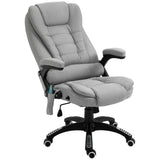 Linen Fabric Home And Office Chair 67cm Wide With Armrest - Velmora