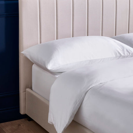 Linen Fabric King Size Bed - Aylen