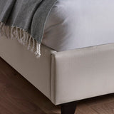 Linen Fabric Single Bed - Aylen