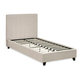 Linen Fabric Single Bed - Aylen