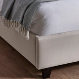 Linen Fabric Single Bed - Aylen