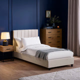 Linen Fabric Single Bed - Aylen