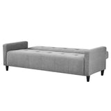 Linen Fabric Sofa Bed 201cm Wide - Alfie