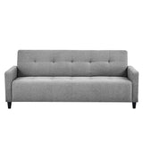 Linen Fabric Sofa Bed 201cm Wide - Alfie