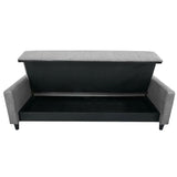 Linen Fabric Sofa Bed 201cm Wide - Alfie