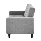 Linen Fabric Sofa Bed 201cm Wide - Alfie