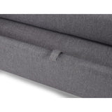 Linen Fabric Sofa Bed 224cm Wide - Angel