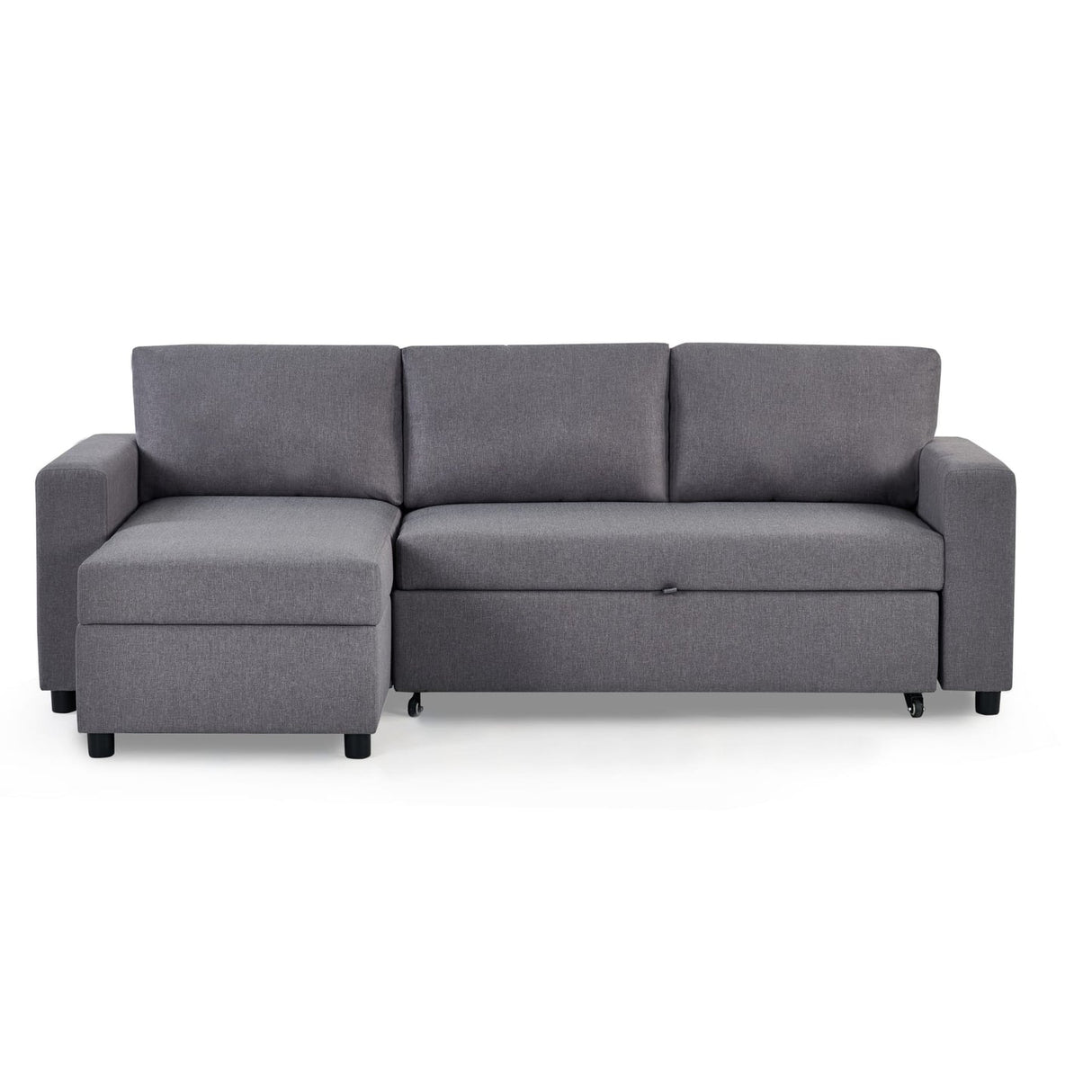 Linen Fabric Sofa Bed 224cm Wide - Angel