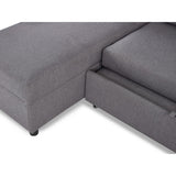 Linen Fabric Sofa Bed 224cm Wide - Angel