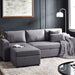 Linen Fabric Sofa Bed 224cm Wide - Angel