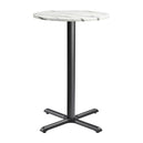 Marble Bar Table for 4 People 90cm Wide Round - Enduratop