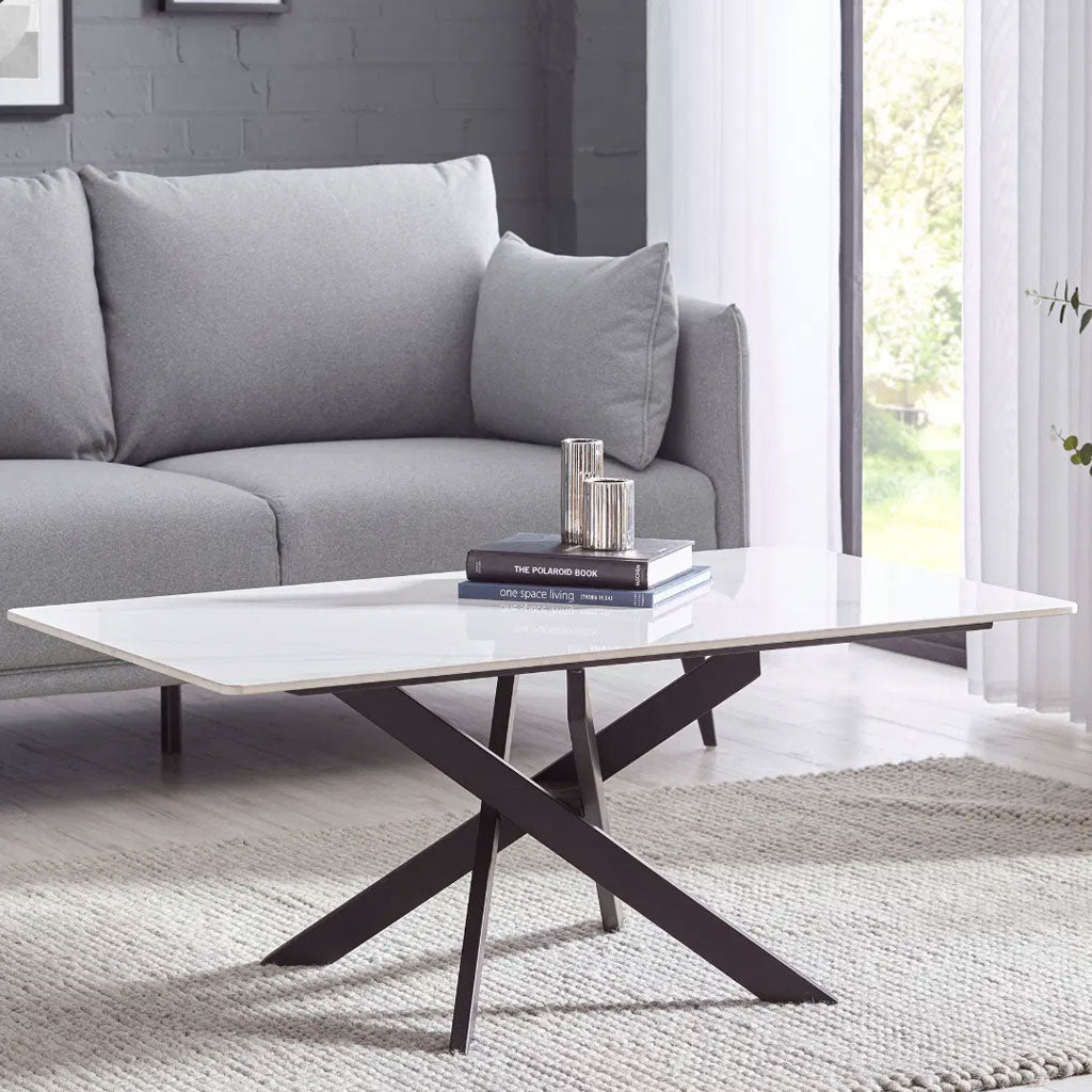 Marble Coffee Table Rectangular - Bradley