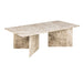 Marble Coffee Table 140cm Wide Rectangular - Vega