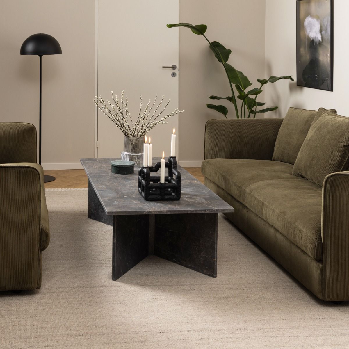 Marble Coffee Table Rectangular - Vega