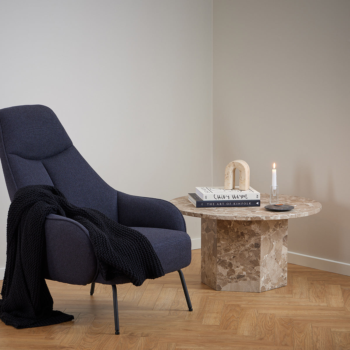 Marble Coffee Table Round - Naxos