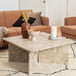 Marble Coffee Table 90cm Wide Square - Vega