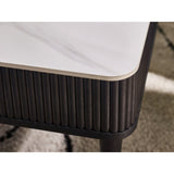 Marble Coffee Table With 2 Drawers - Louis