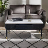 Marble Coffee Table With 2 Drawers - Louis