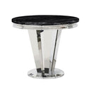 Marble Dining Table for 4 People 130cm Wide Round - Riccardo