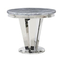 Marble Dining Table for 4 People 90cm Wide Round - Riccardo