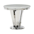 Marble Dining Table for 4 People 90cm Wide Round - Riccardo