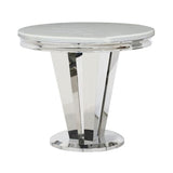 Marble Dining Table for 4 People 90cm Wide Round - Riccardo