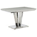Marble Dining Table 120cm Wide for 4 to 6 People Rectangular - Riccardo