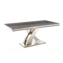 Marble Dining Table for 6 to 8 People Rectangular - Mayfair