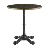 Marble Dining Table for 2 to 4 People 60cm Wide Round - Parisian
