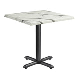 Marble Dining Table for 4 People 60cm Wide Square - Enduratop