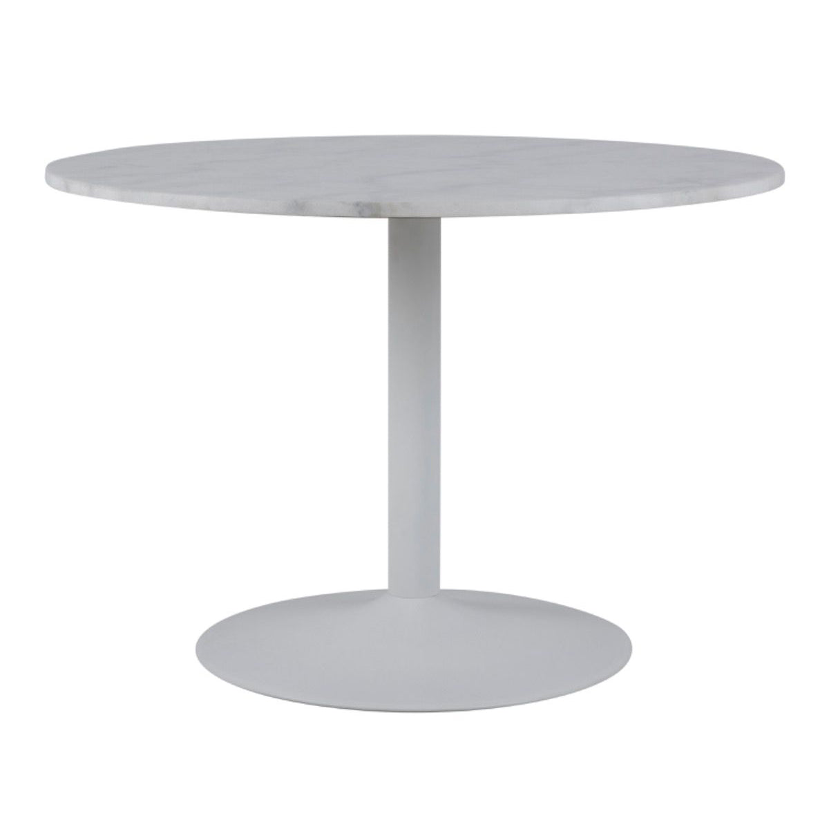 Marble Dining Table for 4 People Round With White Base- Tarifa