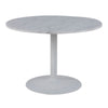 Marble Dining Table for 4 People Round With White Base - Tarifa